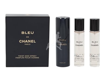 Chanel Bleu De Chanel Pour Homme 3x Edt Refill 20 ml Twist and Spray