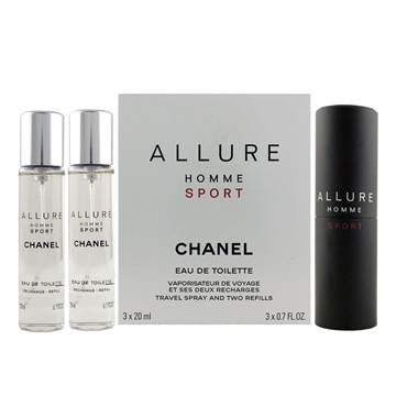 Chanel Allure Homme Sport EdT  spray 20  ml 2 x 20 ml EdT Refill