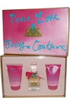 Juicy Couture - Peace Love and Juicy Eau de Parfum Spray 50ml Body Lotion 125ml, S/Gel 125ml
