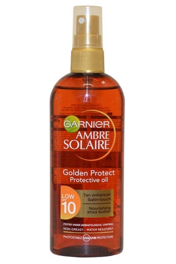 Garnier Ambre Solaire Golden Protect Protective Oil Spray 150ml SPF10