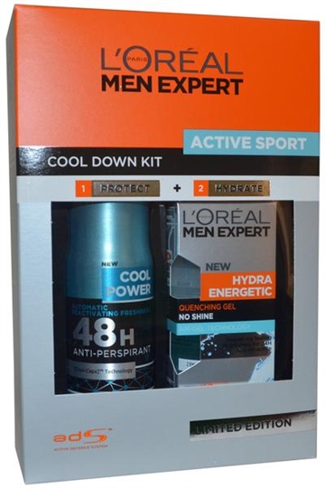 L Oreal Men Expert Active Sport Set- Anti Perspirant 150ml Hydra Energetic Quenching 
