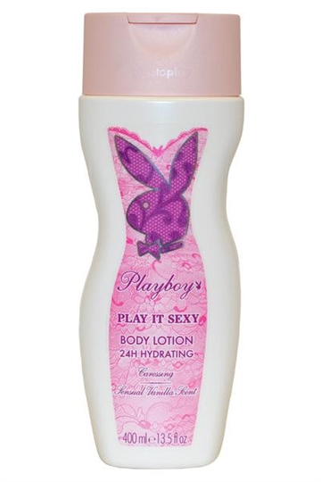 Playboy Super Playboy Body Lotion 24h Hydrating 400ml Sweet Strawberry Scent Radiant