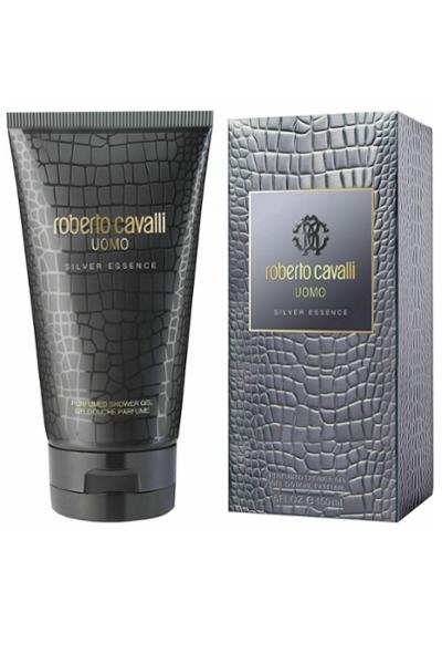 Roberto Cavalli Uomo Perfumed Shower Gel 150ml Silver Essence