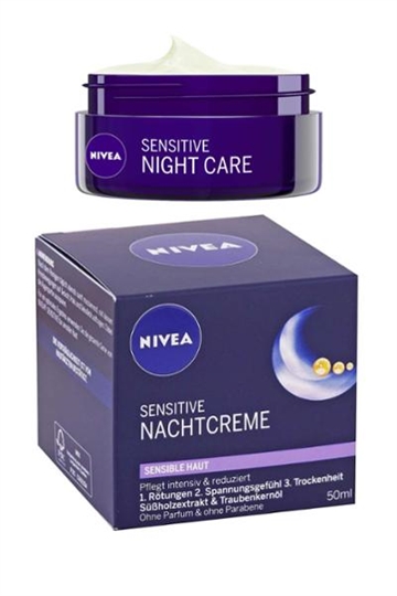  Nivea Nivea Essentials Night Cream 50ml Sensitive Skin