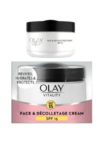  Olay Olay Vitality Face and Decolletage Cream 50ml SPF15